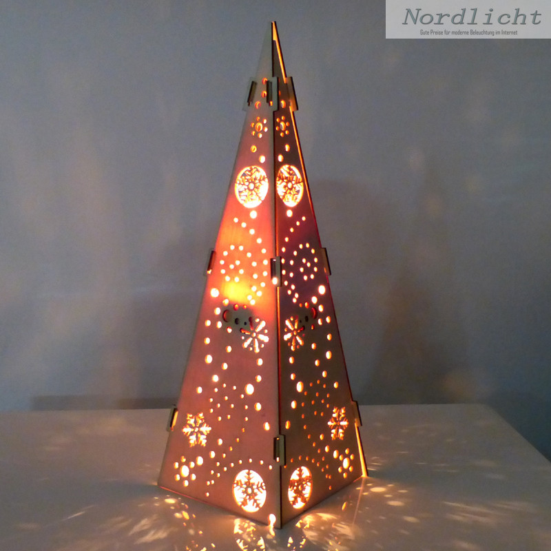 Sternen Lampe
 Pyramide Weihnachtsbeleuchtung Holz mit Sternen Deko Lampe