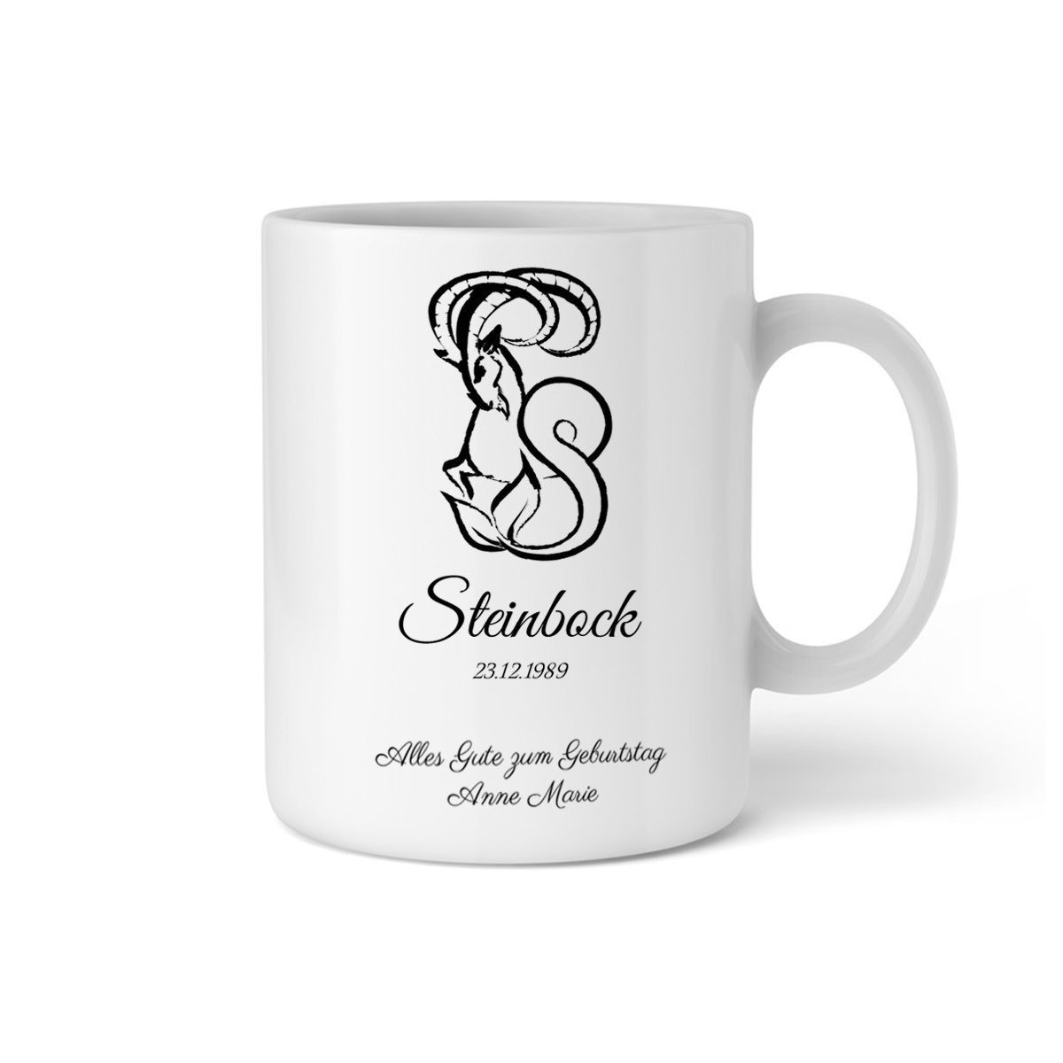 Sternzeichen Geschenke
 Sternzeichen Tasse mit Namen