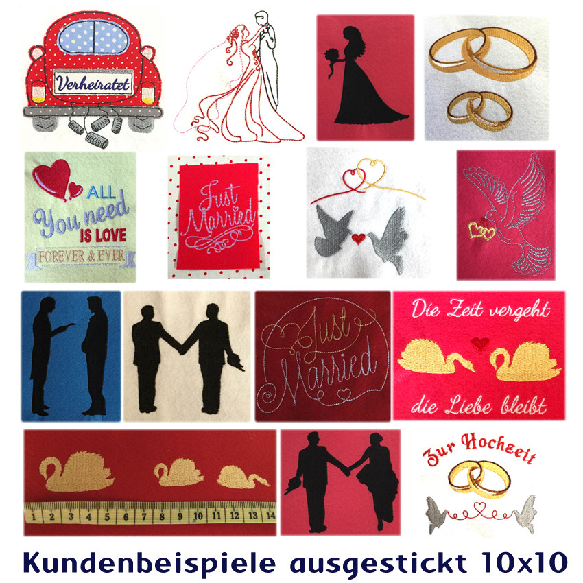 Stickdatei Hochzeit
 Stickdatei Hochzeit Freebie