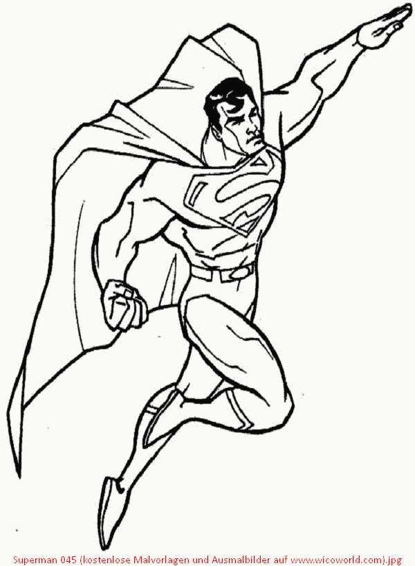 Superman Ausmalbilder
 Ausmalbilder superman kostenlos Malvorlagen zum