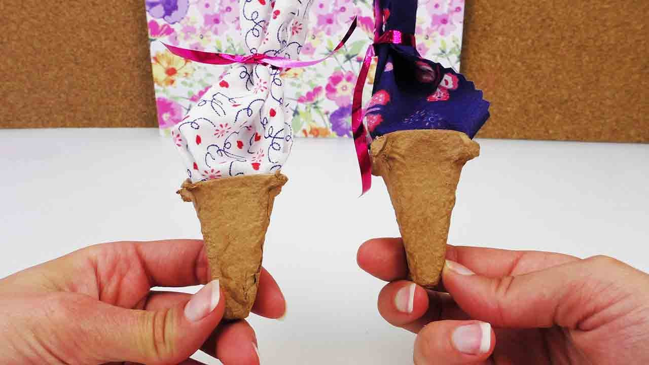 Süße Geschenkideen
 Geschenkideen Mini Eistüten als süße Geschenkverpackung