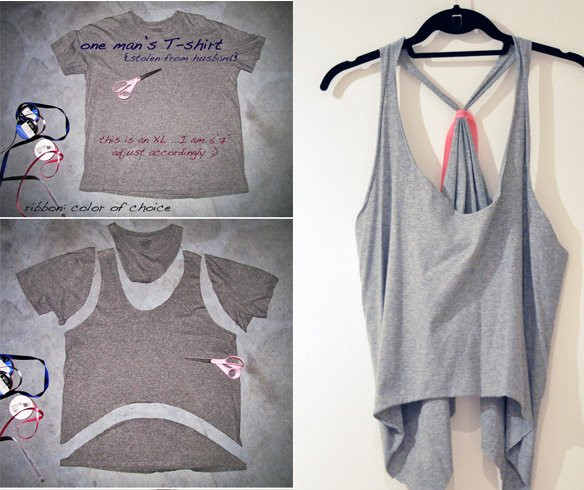 T Shirt Diy
 25 DIY T Shirt Cutting Ideas To Try Your Old Outfits