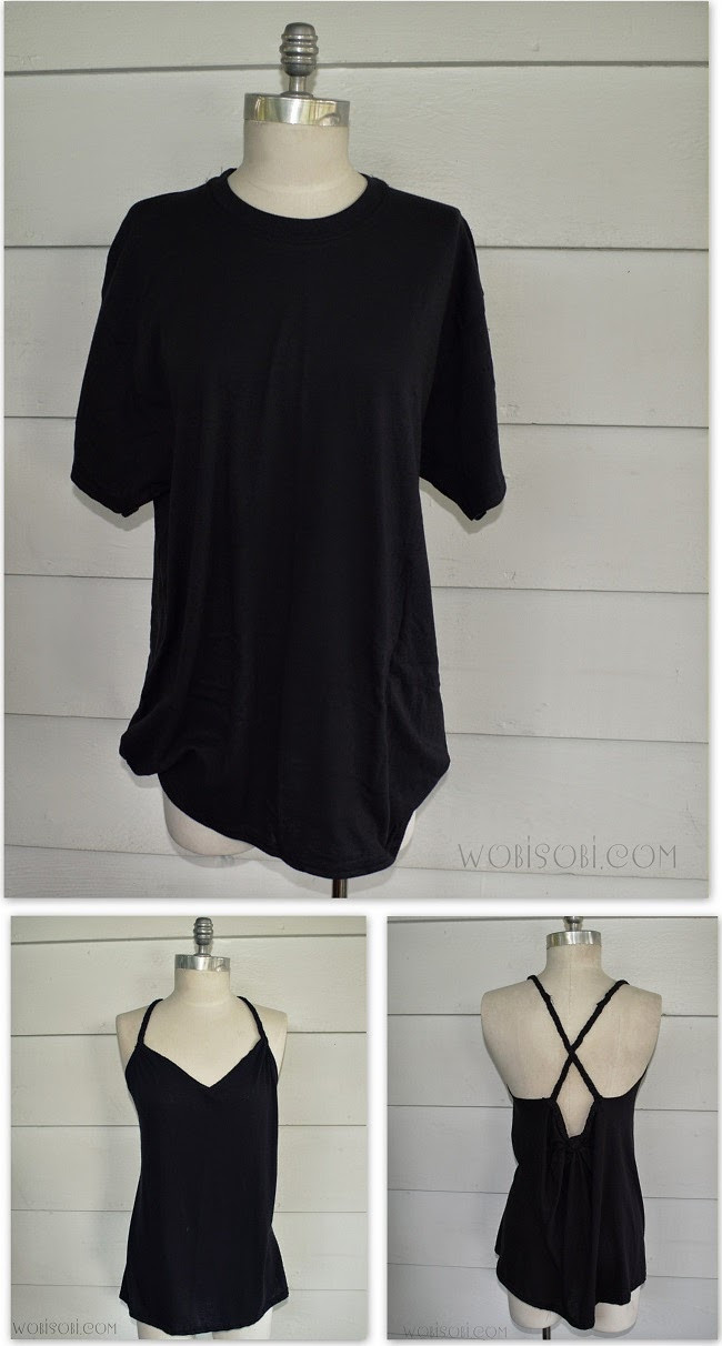 T Shirt Diy
 WobiSobi Braided Back Tee 4 DIY