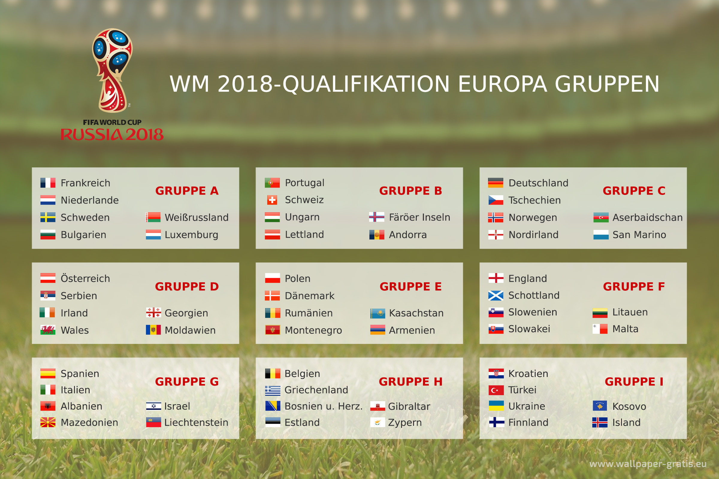 Tabelle Gruppe F
 Fussball Weltmeisterschaft 2018 Russland Gruppen
