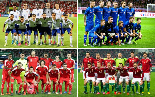 Tabelle Gruppe F
 EM Spielplan 2016 Österreich Gruppe F mit Ergebnissen und