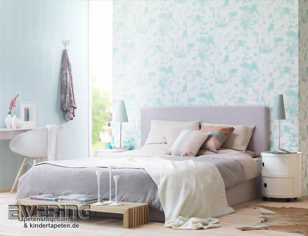 Tapete Schlafzimmer
 Tier Tapeten in knalligen Farben – Pop Skin von Rasch