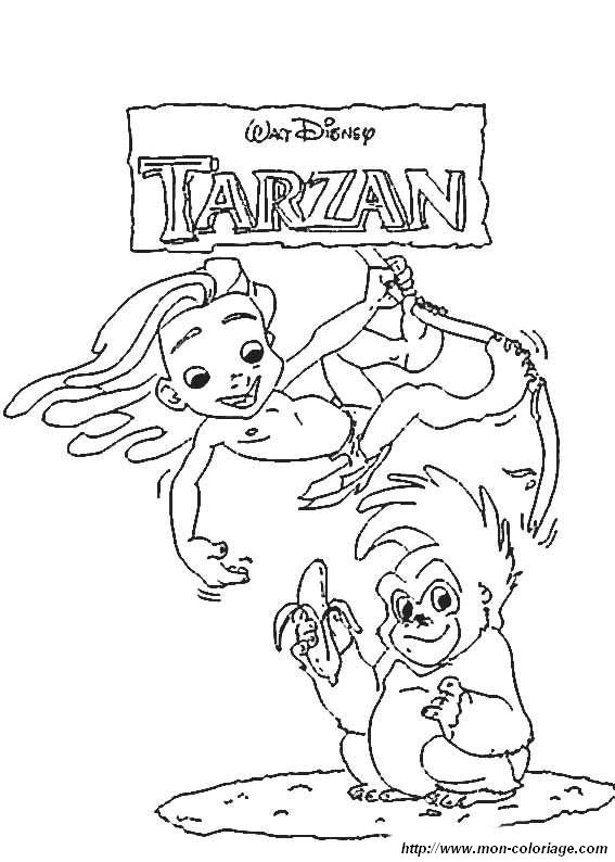 Tarzan Ausmalbilder
 Colorare Tarzan disegno tarzan 10