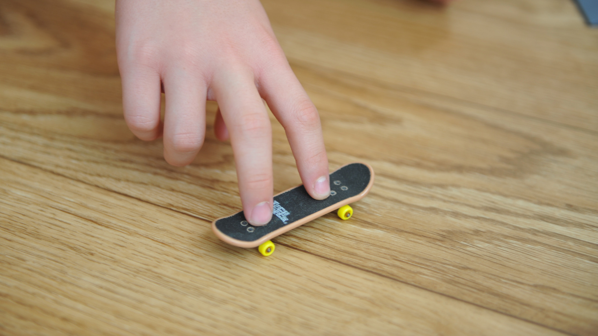 Tech Deck
 How to Ollie on a Tech Deck Using Three Fingers 6 Steps