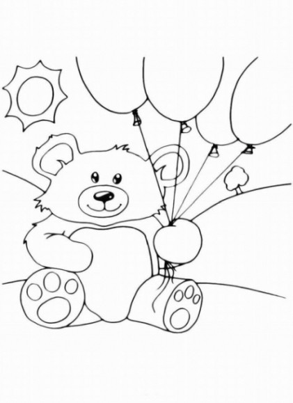Teddybär Ausmalbilder
 Vorlagen zum Ausmalen Malvorlagen Teddybär Ausmalbilder 3