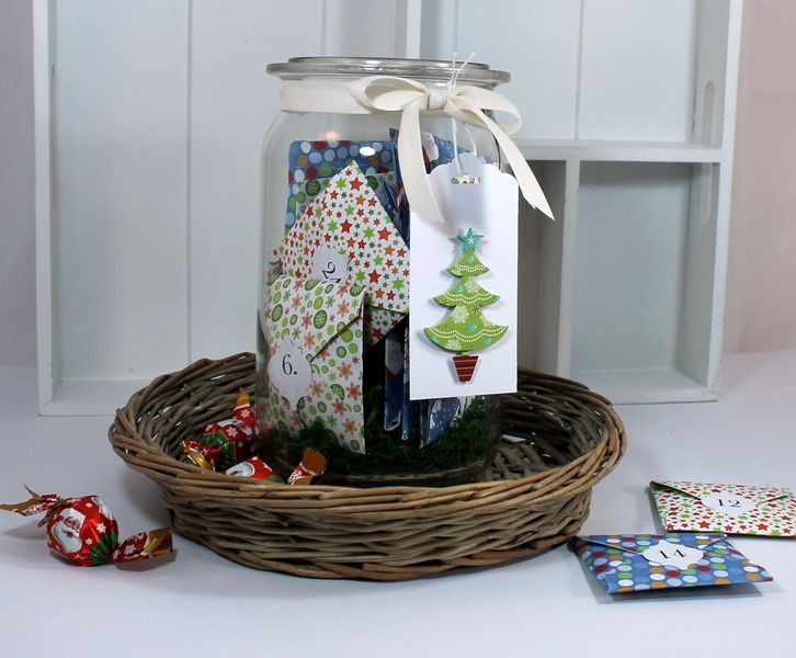 Tee Geschenke Weihnachten
 gefüllter Tee Adventskalender im Weckglas von FrlBetty