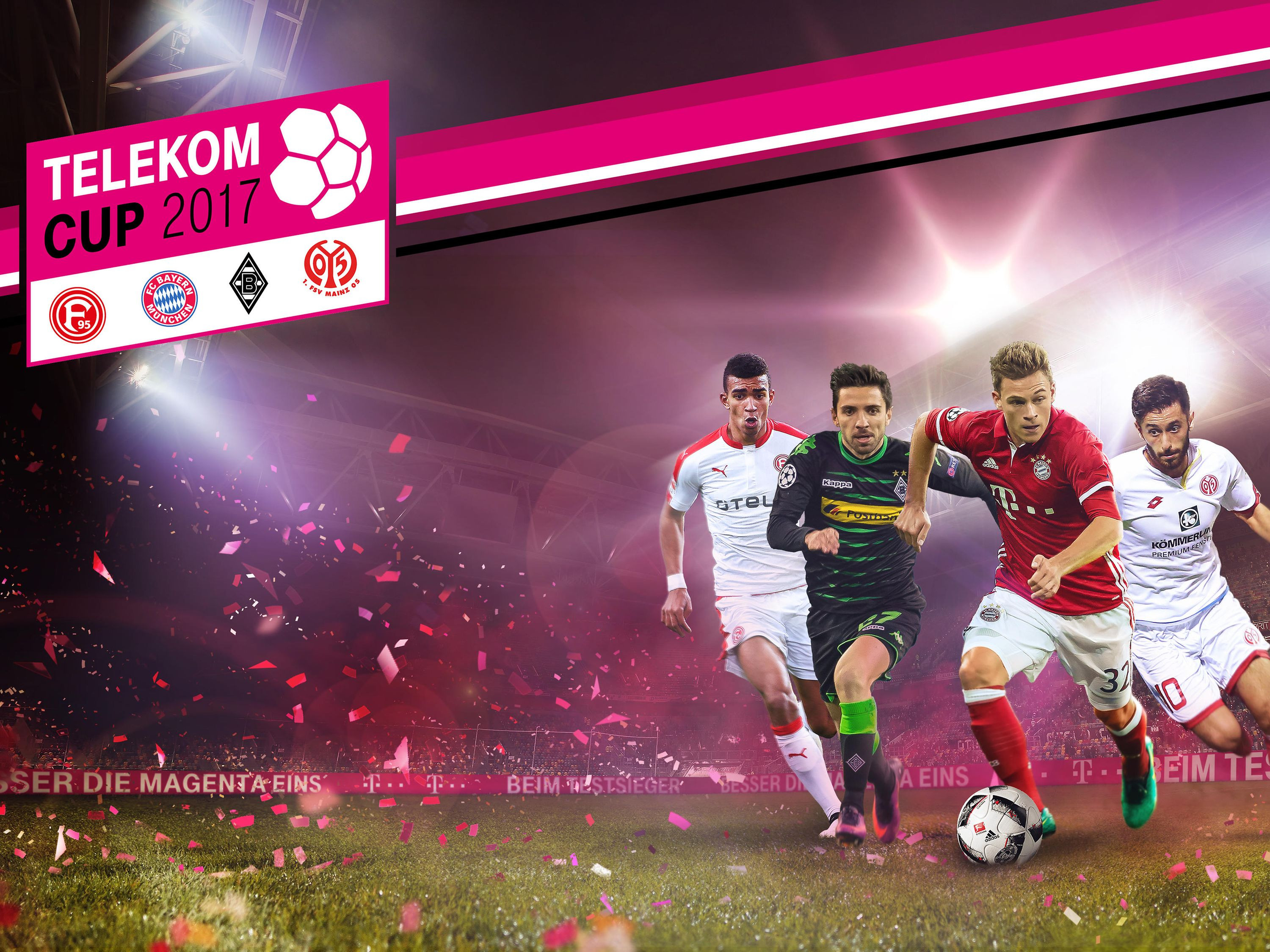Telekom Geburtstagsgeschenk 2017
 Telekom Cup 2017 – Spitzenfußball vor Start der Bundesliga