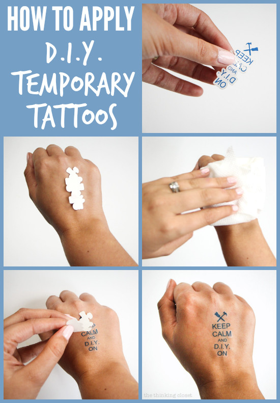 Temporary Tattoo Diy
 My Haven Business Card SWAG Temporary Tattoos the