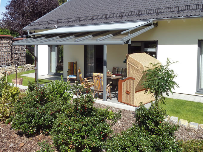 Terrassenüberdachung Alu Glas
 Terrassenüberdachung Alu Glas Mit Beschattung