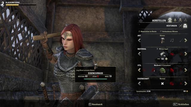 Teso Handwerk
 TESO Tipps und Tricks Aufgaben und Items Erkunden und