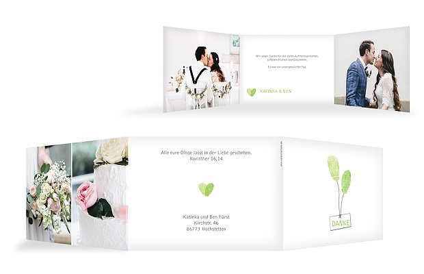 Text Dankeskarte Hochzeit
 Danksagungskarten zur Hochzeit Dankeskarten in 1 2 Tagen