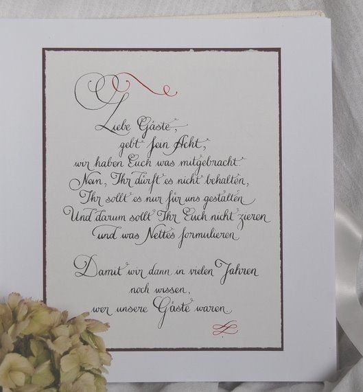 Text Gästebuch Hochzeit
 Gästebuch Hochzeit Pinterest