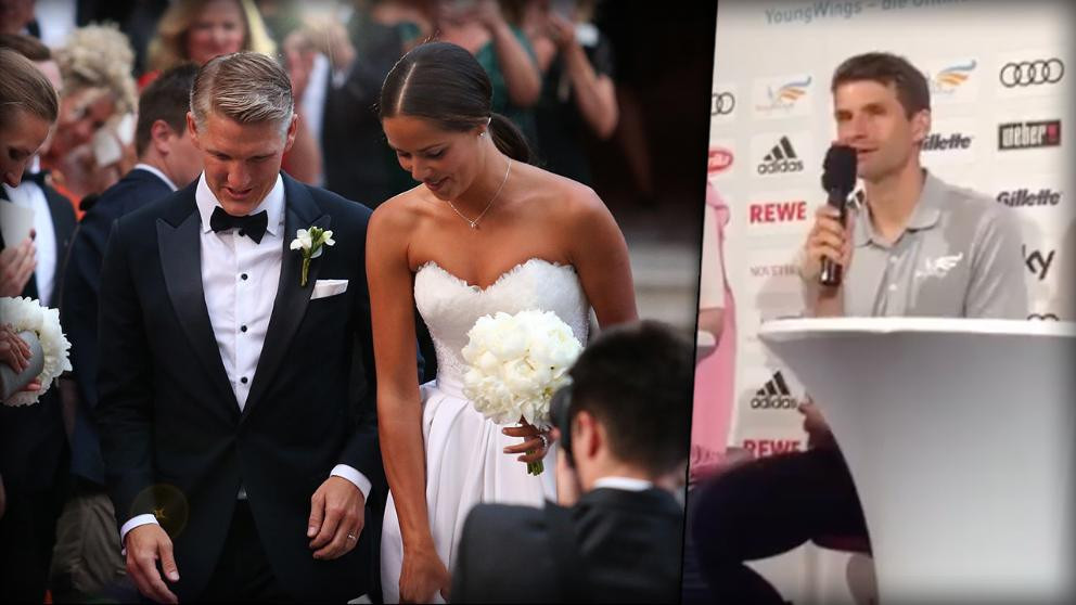 Thomas Müller Hochzeit
 Nach Schweini Hochzeit Müller gibt Ehe Tipps und erklärt