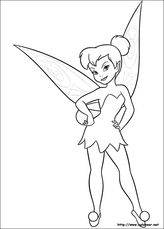 Tinkerbell Das Geheimnis Der Feenflügel Ausmalbilder
 Dibujos para colorear de Campanita