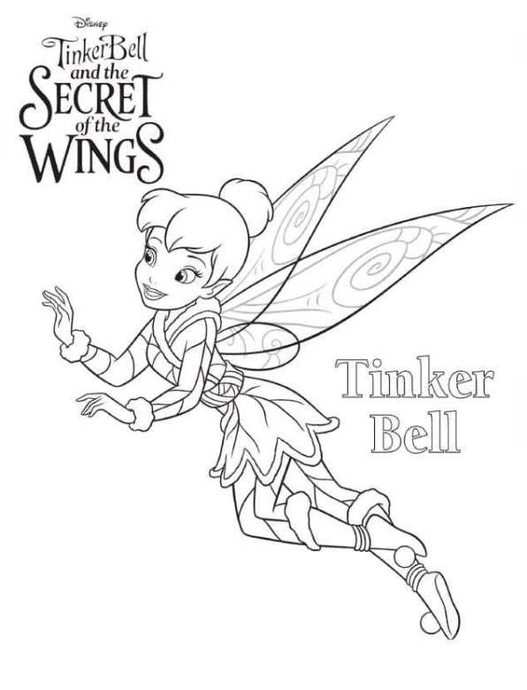 Tinkerbell Das Geheimnis Der Feenflügel Ausmalbilder
 Kids n fun