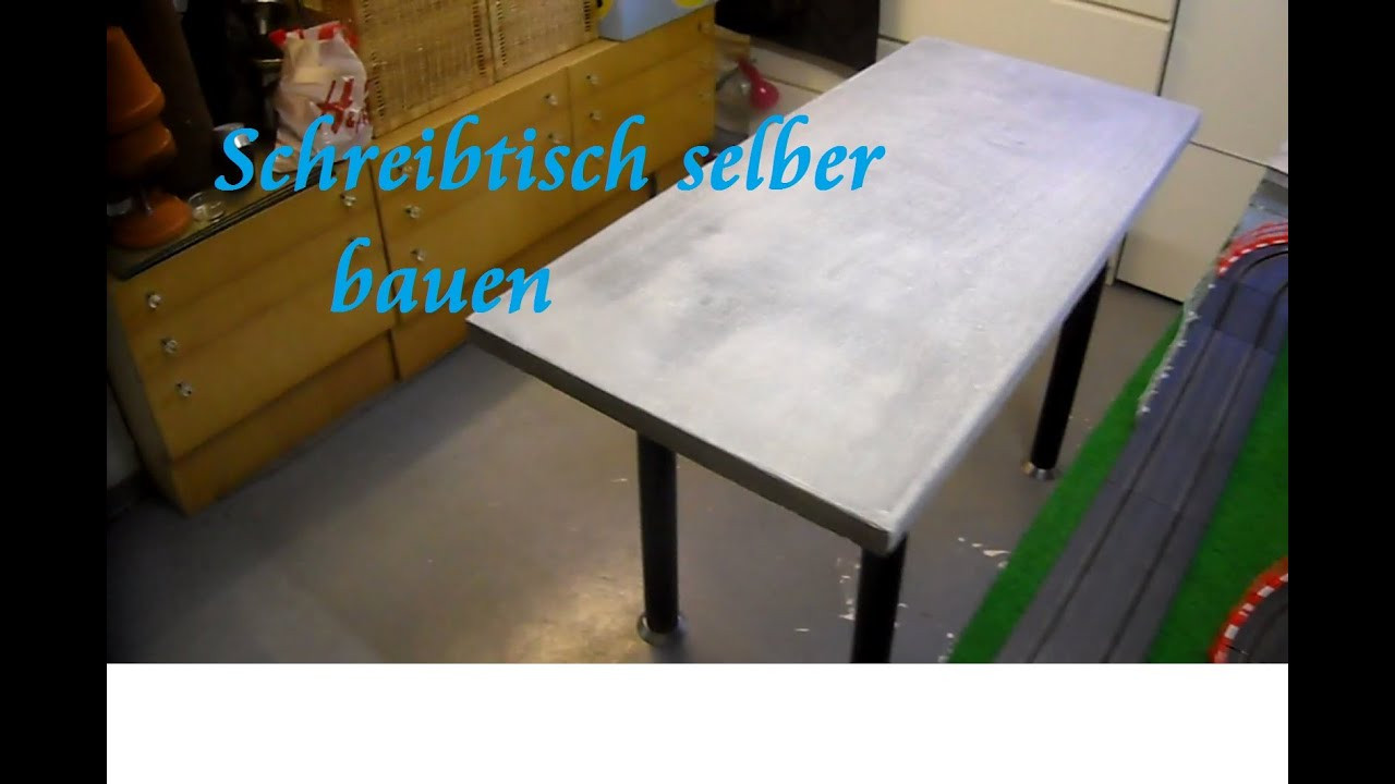 Tisch Diy
 DIY Tisch aus Paletten und Beton selber bauen Beton