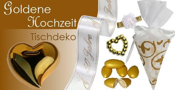 Tischdeko Goldene Hochzeit
 Tischdeko Tischdekoration auf 170 Mustertischen zum Fest