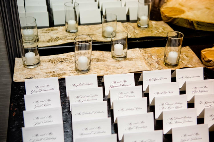 Tischkarten Hochzeit Ideen
 Tischkarten zur Hochzeit im Winter gestalten