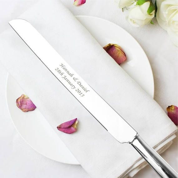 Tortenmesser Hochzeit
 Personalisierte Tortenmesser Hochzeit Messer Silber Platte