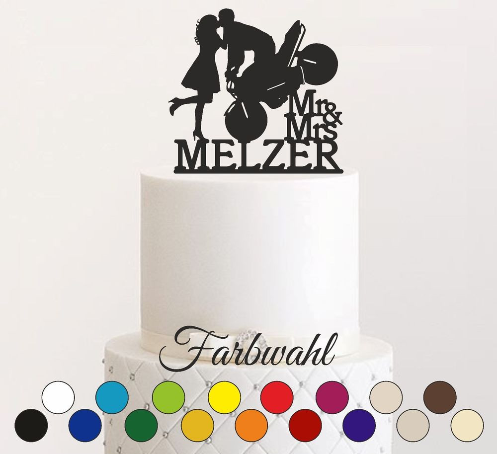 Tortenstecker Hochzeit
 Tortenstecker Hochzeit personalisiert Cake Topper