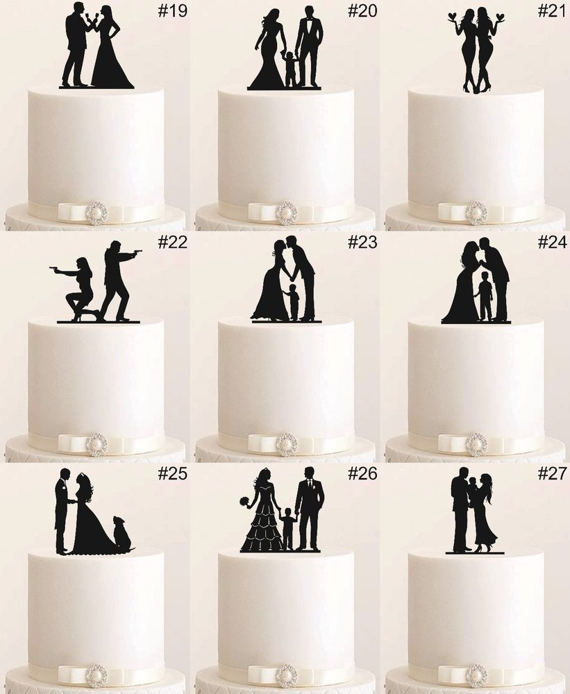 Tortenstecker Hochzeit
 Tortenfigur Cake Topper Wedding Hochzeit Etagere Acryl