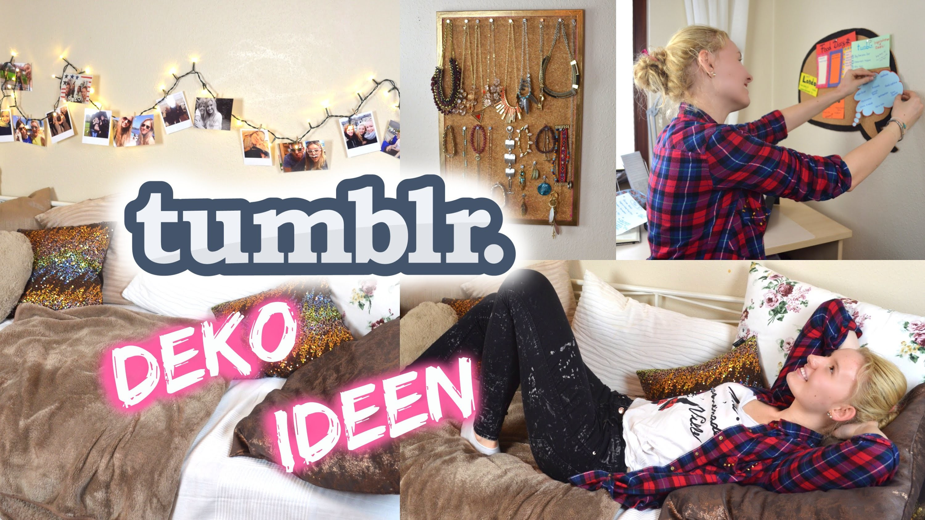 Tumblr Deko Diy
 DIY TUMBLR inspirierte DEKO IDEEN fürs Zimmer