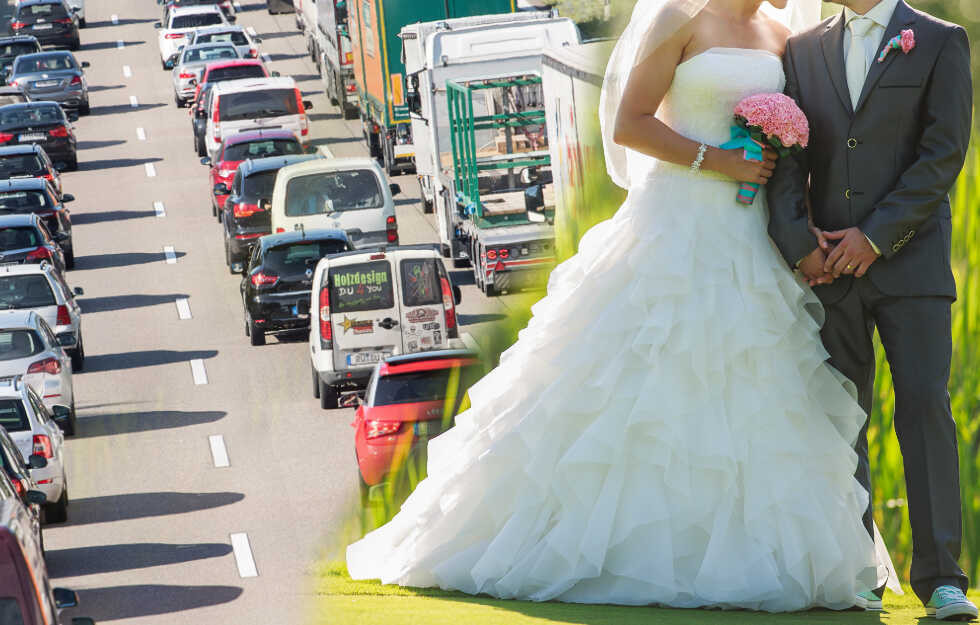 Türkische Hochzeit Autobahn
 Wahnsinn auf der Autobahn Türkische Hochzeit blockiert