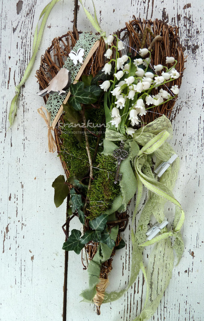 Türkranz Hochzeit
 NATURHERZ ♥♥Maiglöckchen♥♥ FRÜHLING TÜRKRANZ HOCHZEIT