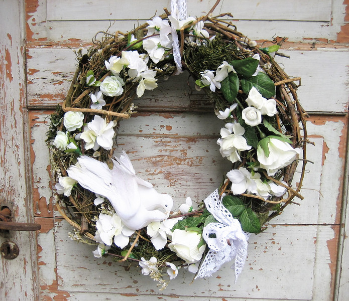 Türkranz Hochzeit
 Türkränze liebevoller Türkranz Hochzeit Taubenpaar ein