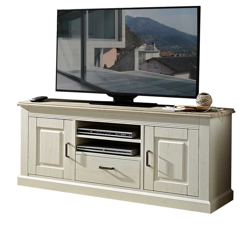 Tv Schrank Weiß
 TV Schrank Rozasa in Weiß Taupe 150 cm breit