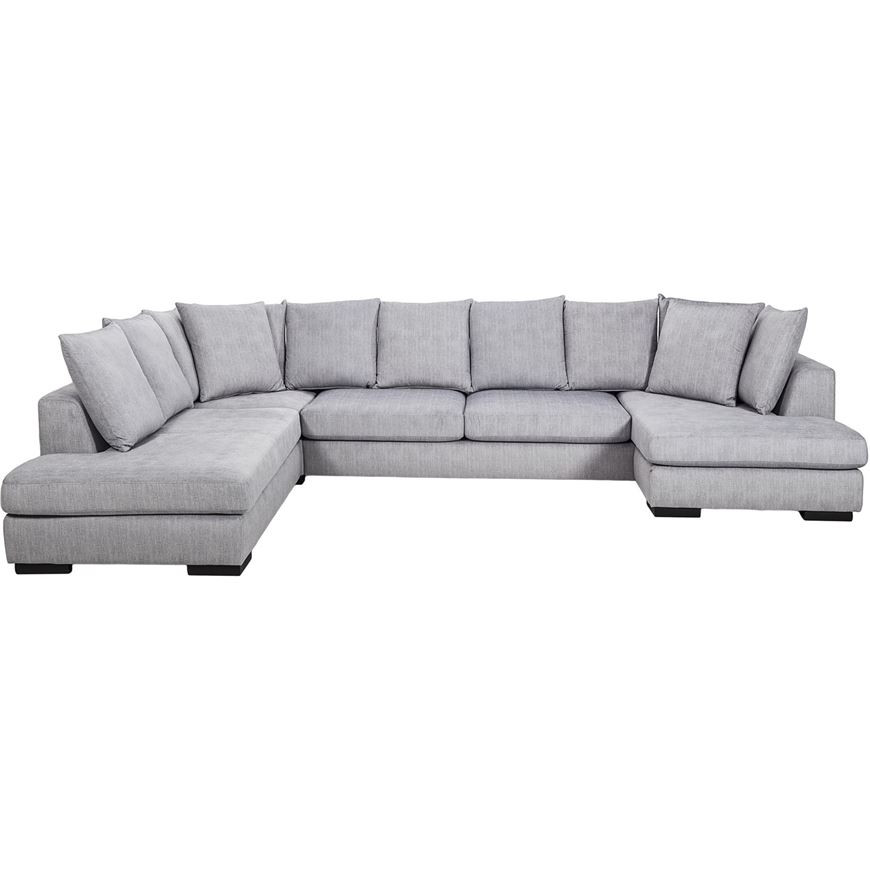 U Sofa
 PASO sofa U shape Left silver