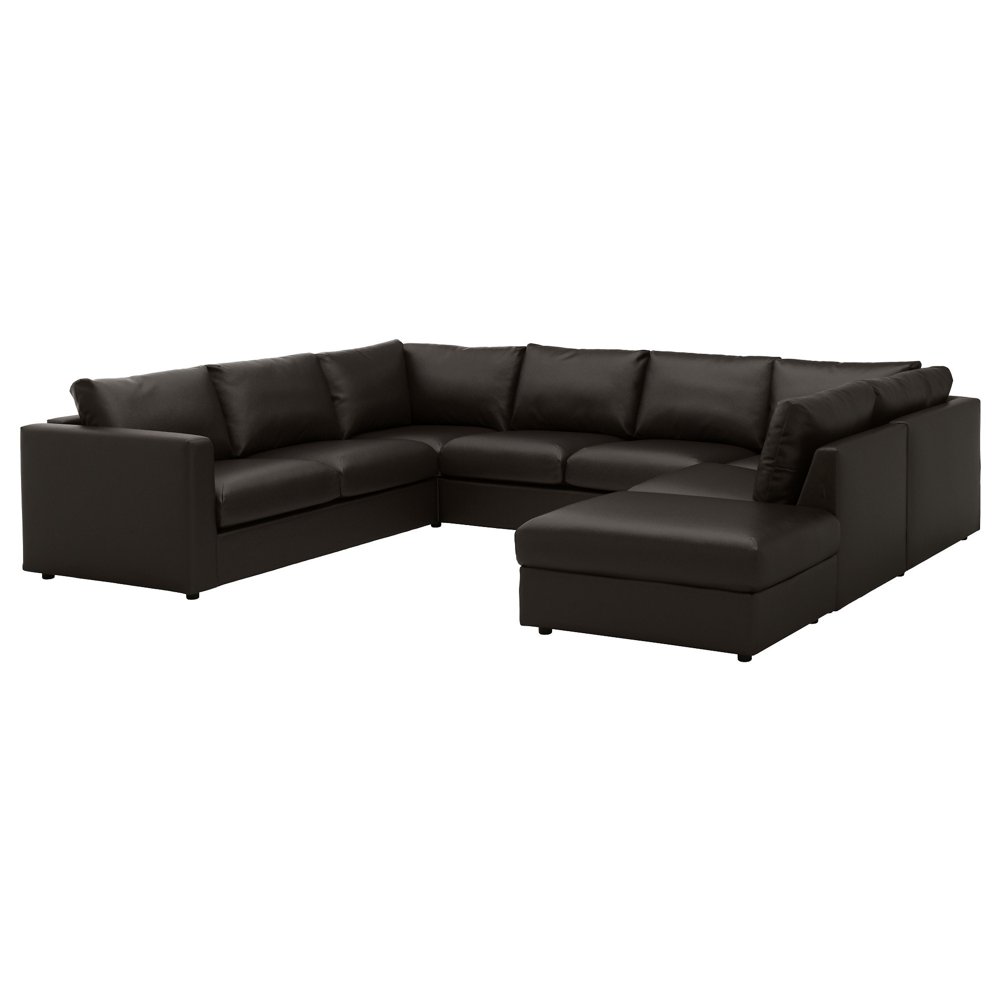 U Sofa
 VIMLE U shaped sofa 6 seat With open end farsta black IKEA