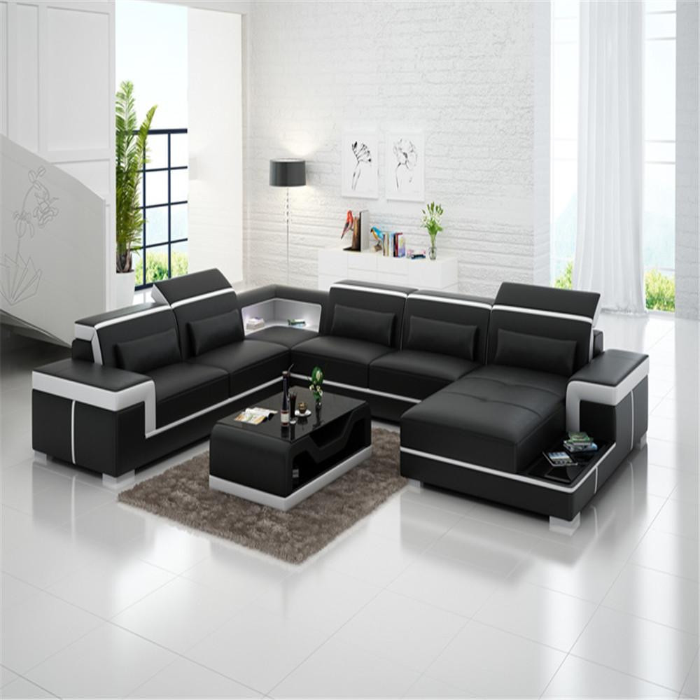 U Sofa
 U Shaped Livingroom Furniture Leather Sofa Set – NOFRAN