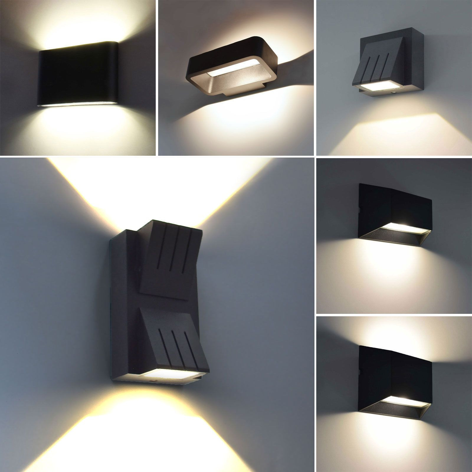 Up Down Lampe
 Details zu MODERNE LED Aussenleuchte Wandleuchte