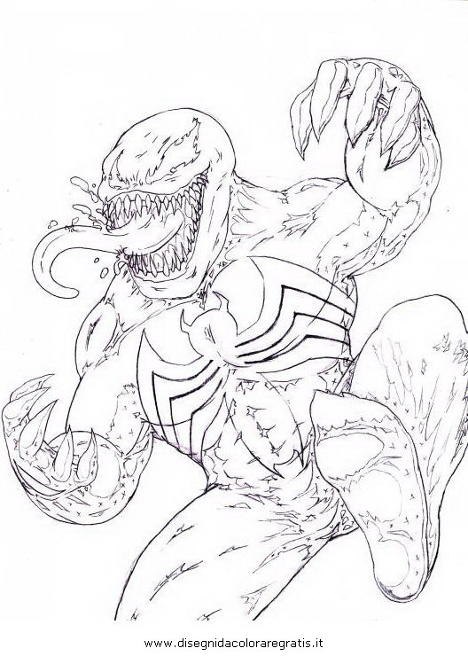 Venom Ausmalbilder
 Desenhos do Venom para Colorir