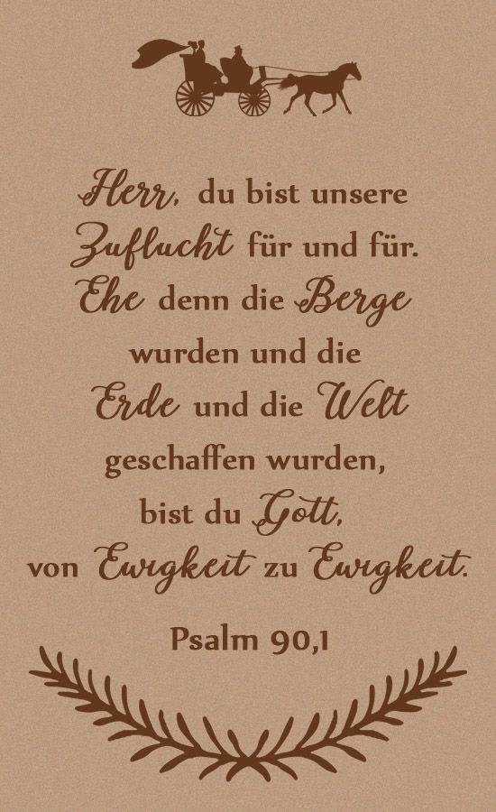 Verse Zur Hochzeit
 Psalm als Trauspruch zur Hochzeit