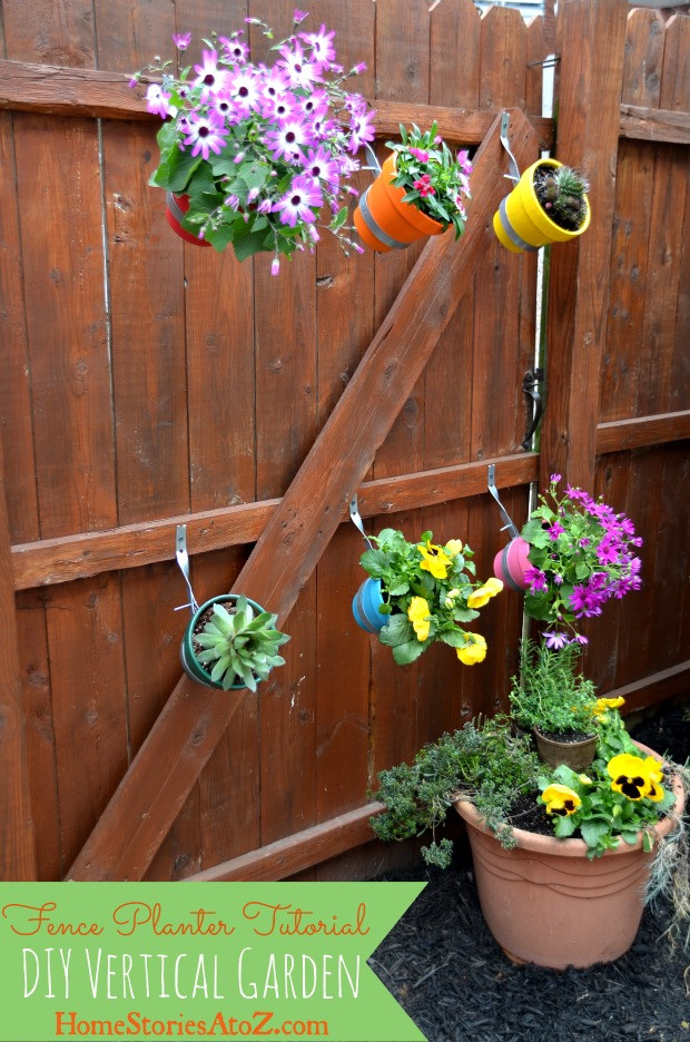 Vertical Garden Diy
 Urban Garden Do It Yourself Fence Planter Home Stories