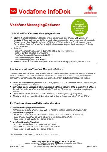 Vodafone Zuhause Option
 Infodok 457 Vodafone Zuhause Option und Vodafone Zuhause