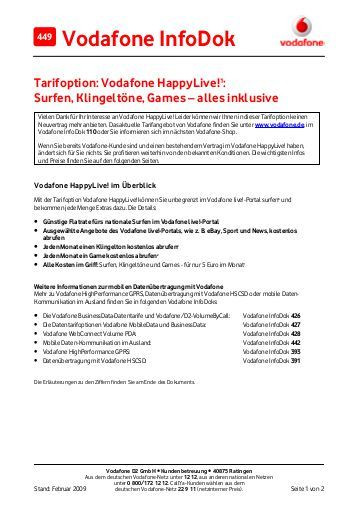 Vodafone Zuhause Option
 Infodok 202 Registrierung bei Meinvodafone Meinmobilfunk