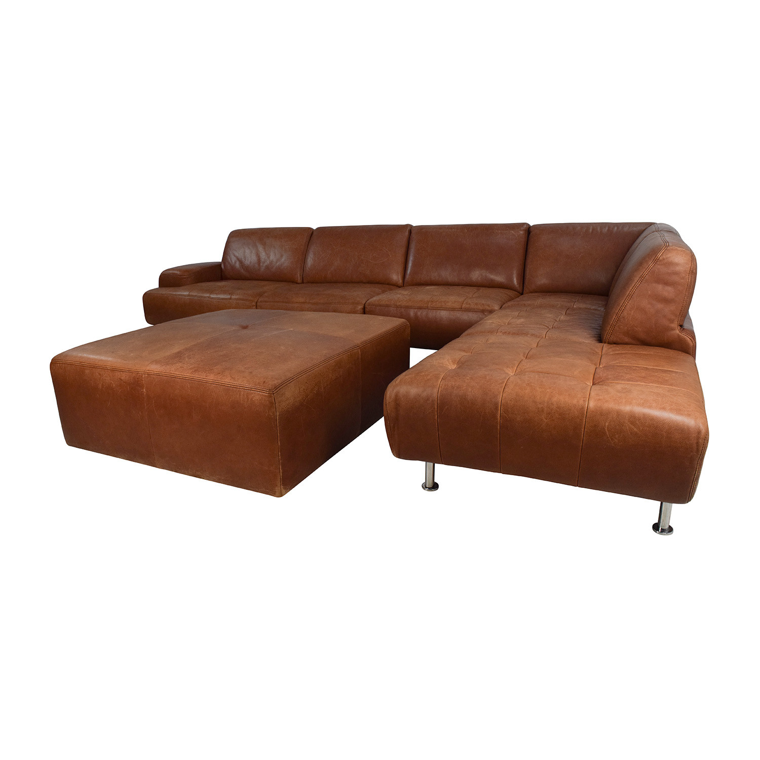 W Schillig Sofa
 OFF W Schillig W Schillig Leather Sectional and