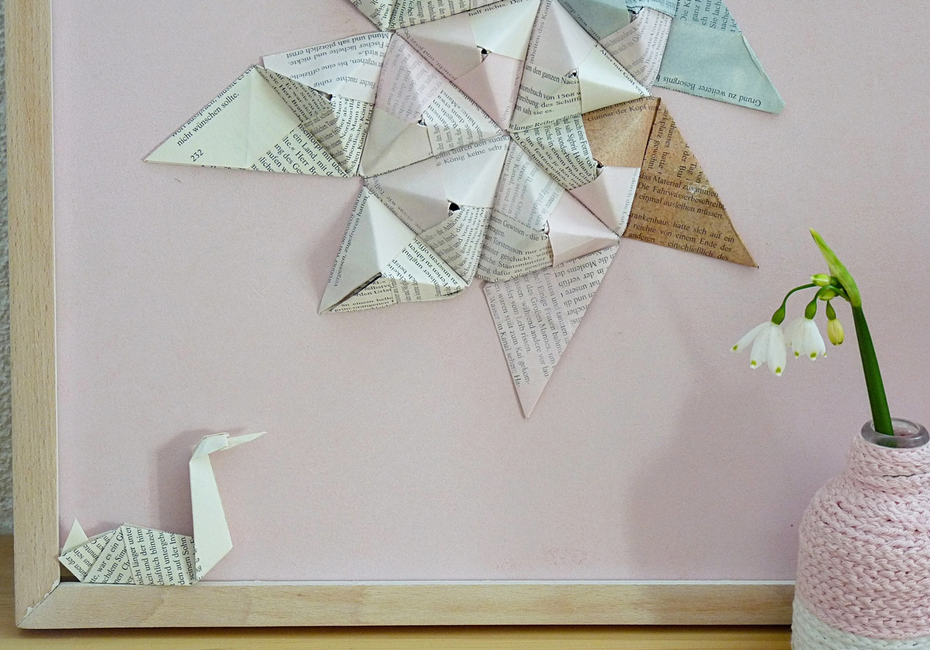 Wandbild Diy
 Origami Wandbild – DIY my morningsun