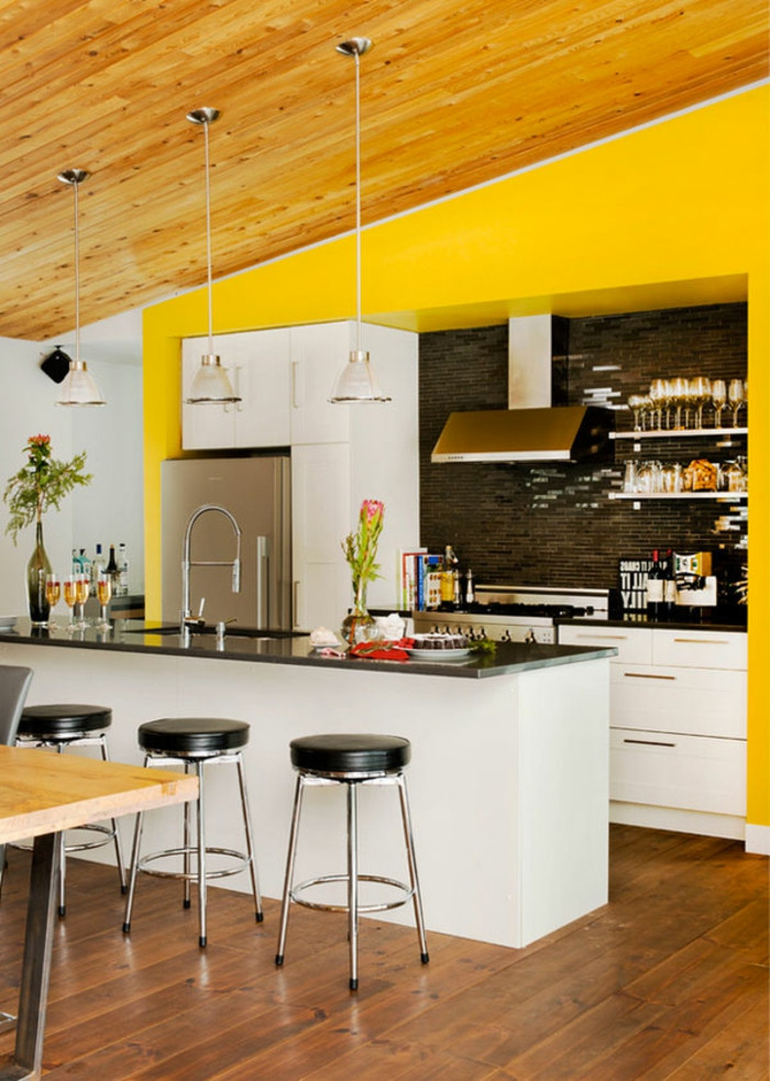 Wandfarbe Küche
 Wandfarbe Küche auswählen 70 Ideen wie Sie eine
