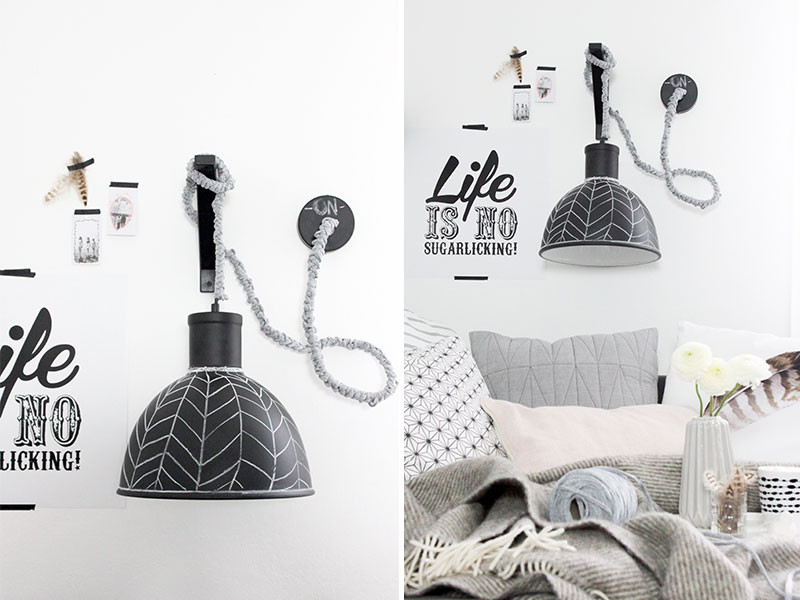 Wandlampe Diy
 DIY Wandlampe