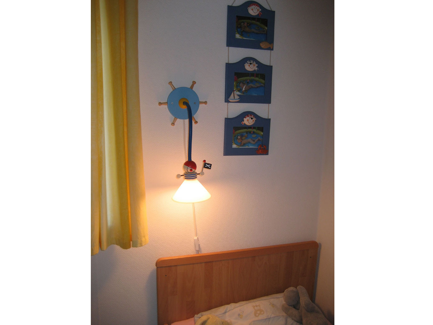 Wandlampe Kinderzimmer
 Wandlampe Kinderzimmer Jungen PIRAT Kinderlampe 30cm