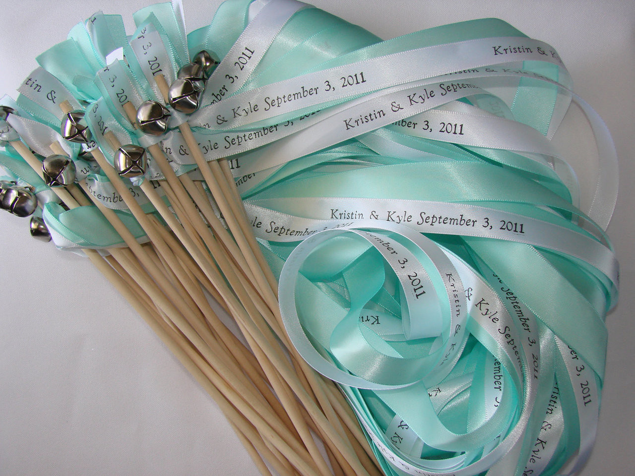 Wedding Wands Diy
 DIY Personalized Ribbon Wedding Wands Wedding Ribbon