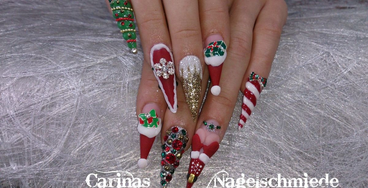 Weihnachts Nageldesign
 Weihnachts Nageldesign